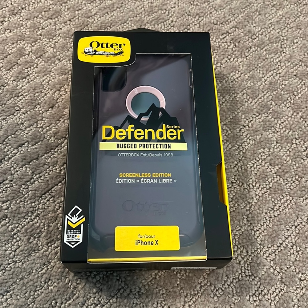 iPhone X Ottherbox Defender Series - Purple. Brand New